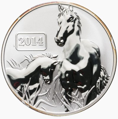 купить Токелау 5 долларов 2014 "Год лошади"