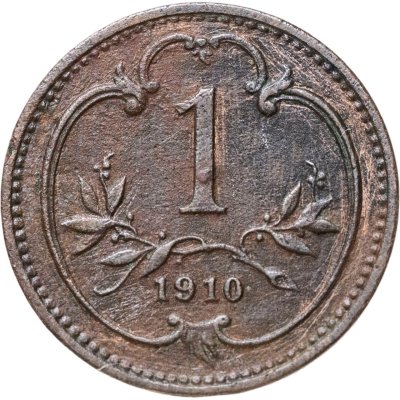 купить Австрия 1 геллер (heller) 1910