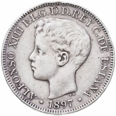 купить Филиппины (колония Испании) 1 песо (peso) 1897