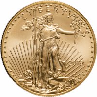 купить США 50 долларов (dollars) 2018 UNC Liberty "Американский золотой орёл"