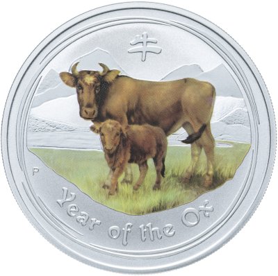 купить Австралия 1 доллар 2009 "Год быка" цветная