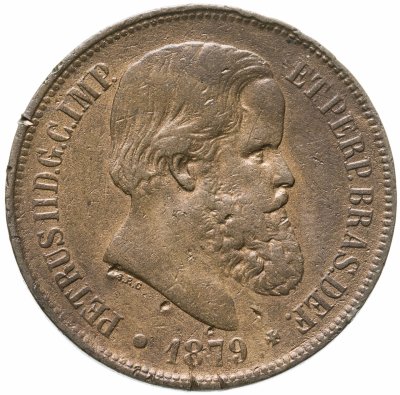 купить Бразилия 40 рейс (reis) 1879