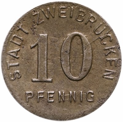 купить Германия (Цвайбрюккен) нотгельд 10 пфеннигов 1919