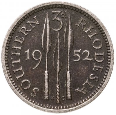 купить Южная Родезия 3 пенса (pence) 1952