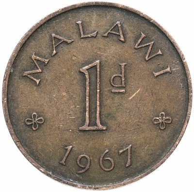 купить Малави 1 пенни (penny) 1967