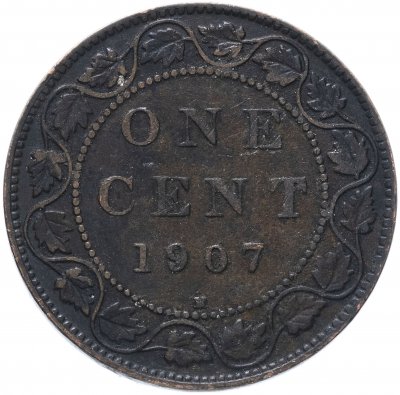 купить Канада 1 цент 1907 H