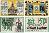 Купить Германия (Ганновер: Услар) набор из 2-х нотгельдов 1921