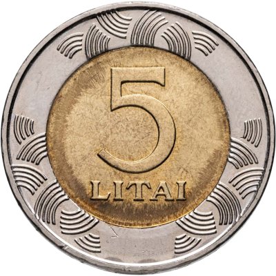 купить Литва 5 литов (litai) 2009