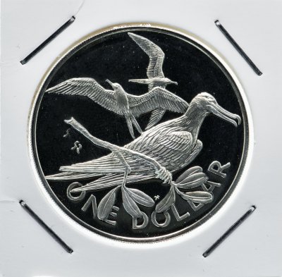 купить Британские Виргинские острова 1 доллар (dollar) 1973