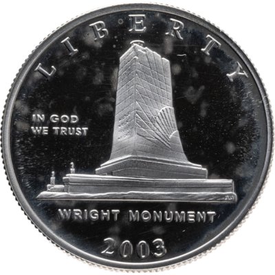 купить США 1/2 доллара (dollars) 2003 "Столетие первого полета"