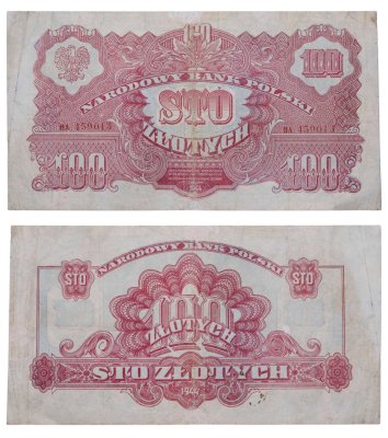 купить Польша 100 злотых 1944