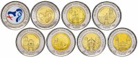 купить Панама полный набор 8 монет 2019 (UNC) Всемирный день молодежи. Соборы.