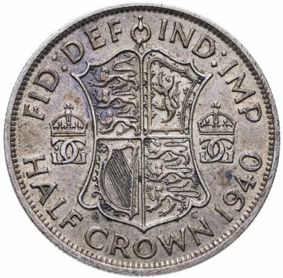 купить Великобритания 1/2 кроны (crown) 1940