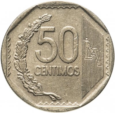 купить Перу 50 сентимо (centimos) 2001-2021, случайная дата