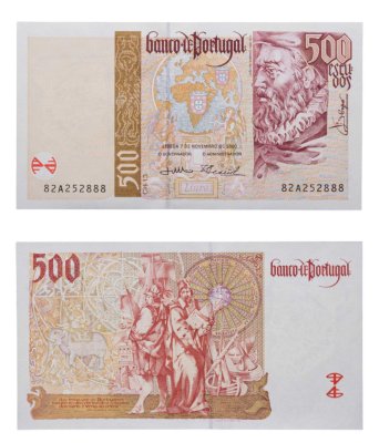 купить Португалия 500 эскудо 2000 год Красивый номер 888