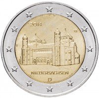 Купить Германия 2 евро 2014 F "Федеральные земли Германии: Нижняя Саксония"
