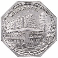 купить Германия (Нюрнберг) нотгельд 20 пфеннигов 1921 "Винокурня" трамвайный жетон