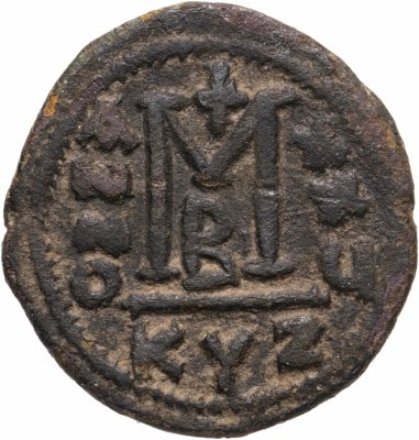 купить Византийская империя, Юстиниан I, 527-565 годы, 40 нуммиев (фоллис).