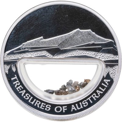 купить Австралия 1 доллар 2009 "Сокровища Австралии - Алмазы" в футляре, с сертификатом