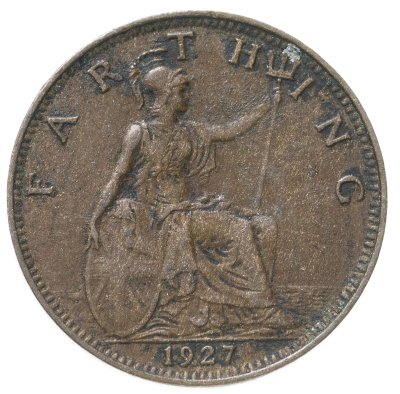 купить Великобритания 1 фартинг (farthing) 1927
