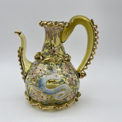 купить Кувшинчик, стекло, эмаль, роспись, золочение, Западная Европа, 1930-1970 гг.