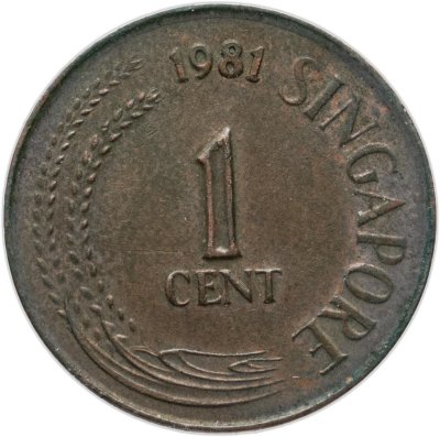 купить Сингапур 1 цент 1981