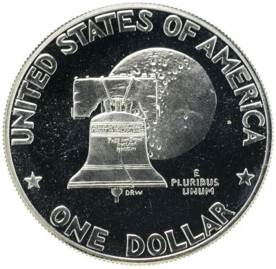 купить США 1 доллар (dollar) 1976 S 200 лет независимости США знак монетного двора "S" - Сан-Франциско