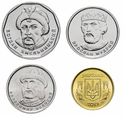 купить Украина набор монет 2019 (4 штуки)