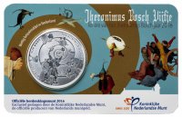 Купить Нидерланды 5 евро 2016 "Иероним Босх" UNC в блистере