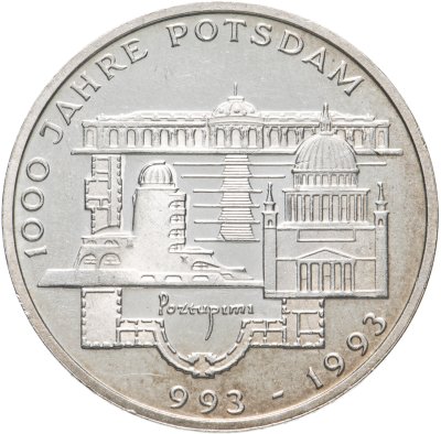 купить ФРГ 10 марок (deutsche mark) 1993 "1000 лет городу Потсдам"