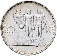 купить Чехословакия 20 крон (korun) 1933
