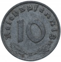 купить Третий рейх 10 рейхспфеннигов (reichspfennig) 1940 Е