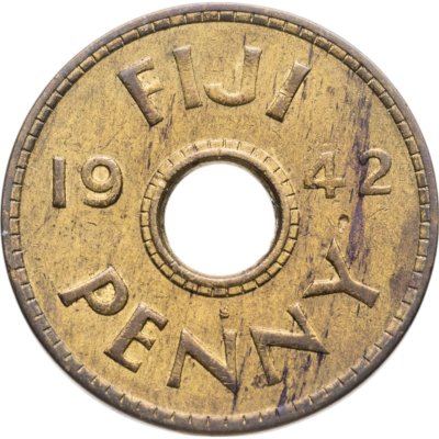 купить Фиджи 1 пенни (penny) 1942