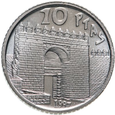 купить Испания 10 песет (pesetas) 1997 Сенека
