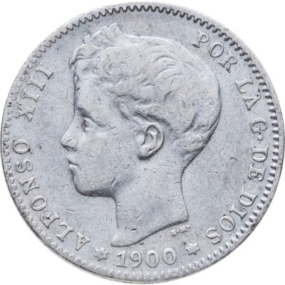 купить Испания 1 песета (peseta) 1900