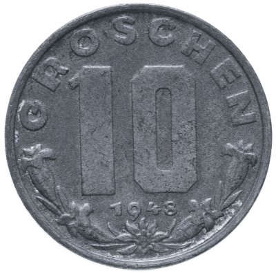 купить Австрия 10 грошей 1948