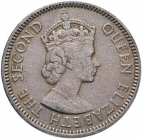 купить Восточные Карибы 25 центов (cents) 1955-1965