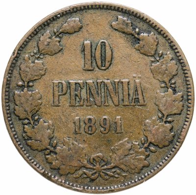 купить 10 пенни (pennia) 1891