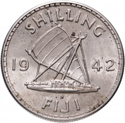 купить Фиджи 1 шиллинг (shilling) 1942