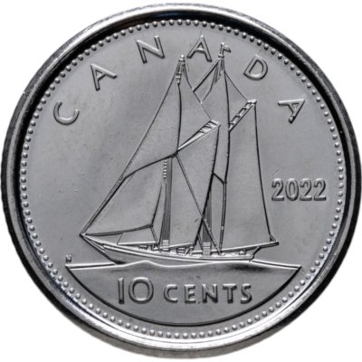 купить Канада 10 центов (cents) 2022