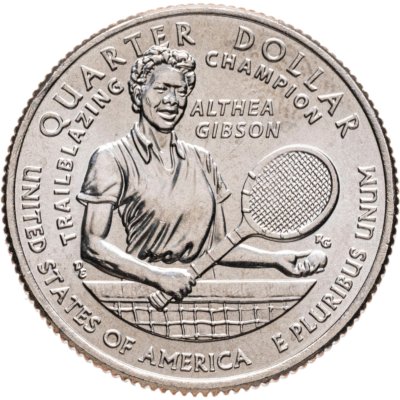 купить США 1/4 доллара (25 центов, квотер) 2025 Р "Американские женщины - Алтея Гибсон