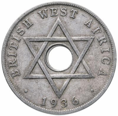 купить Британская Западная Африка 1 пенни (penny) 1936 KN Эдуард VIII