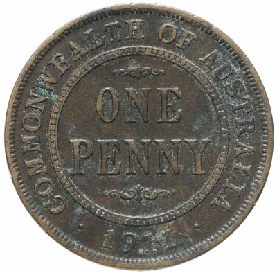 купить Австралия 1 пенни (penny) 1911