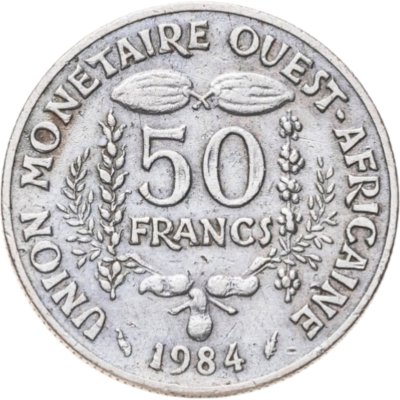 купить Западная Африка (BCEAO) 50 франков (francs) 1984