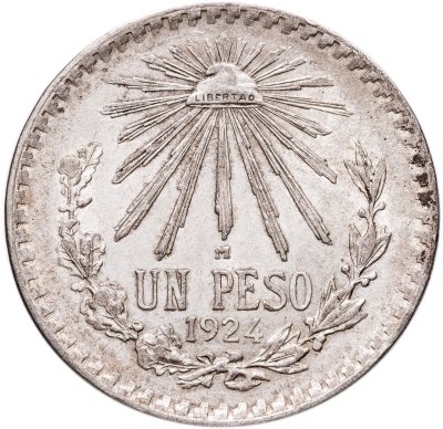 купить Мексика 1 песо (peso) 1921-1938