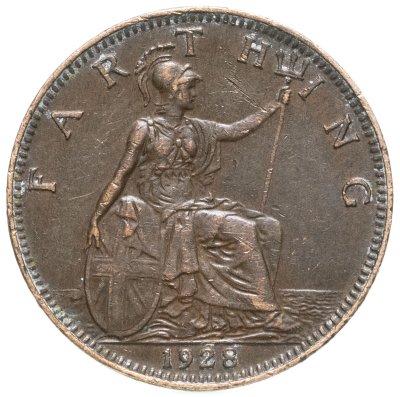 купить Великобритания 1 фартинг 1928
