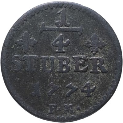 купить Германия, Герцегство Юлих-Берг 1\4 штубера 1774