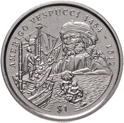 купить Сьерра-Леоне 1 доллар (dollar) 1999 "Америго Веспуччи"