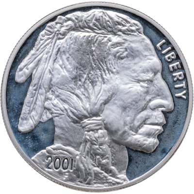 купить США 1 доллар (dollar) 2001 Proof Американский буффало (бизон)