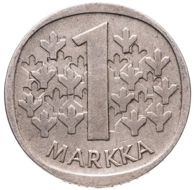 купить Финляндия 1 марка 1966